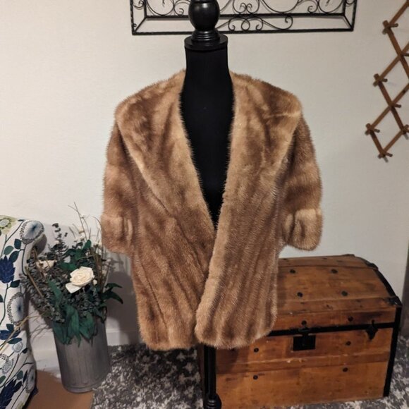 Bruno and Joseph Vintage Fur Stole Mink - Picture 1 of 6